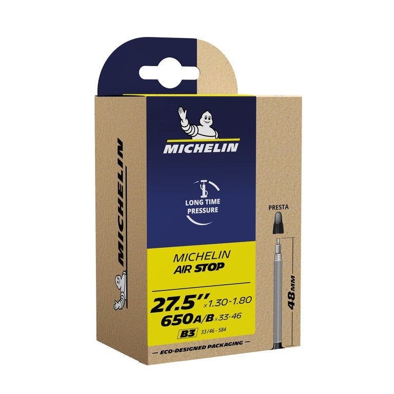 Cámara de aire Michelin B3 Airstop 27,5x1,30-1,80 43/46-584 SV 48 mm