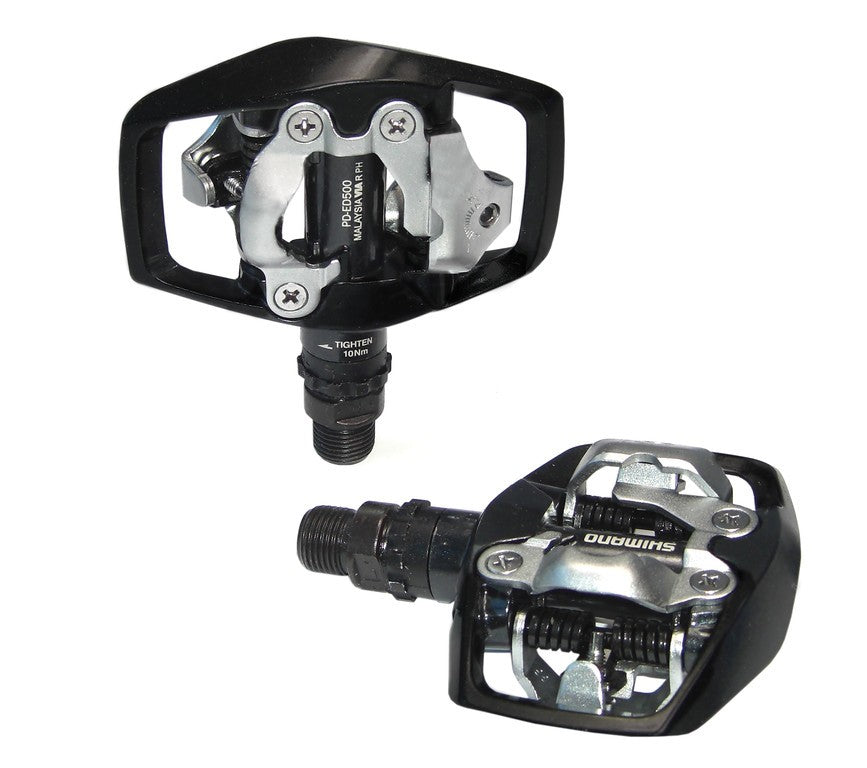 Pedale SPD Shimano PDED500 nero, 9/16",bilaterale