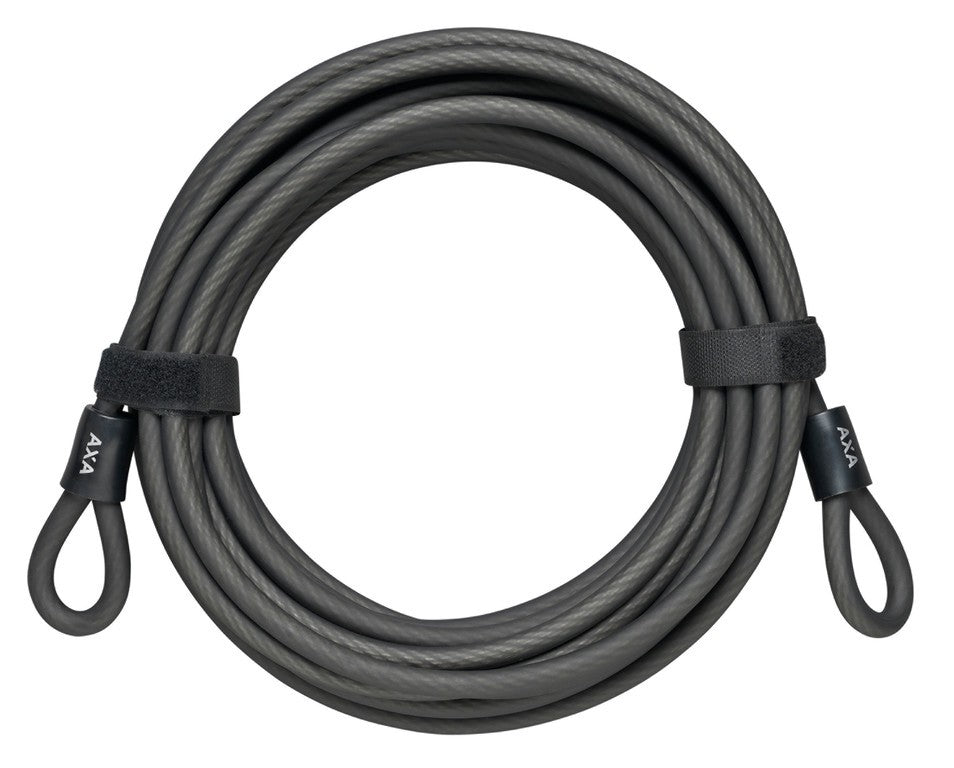 AXA-Kabel mit Öse, 10 m lang, Ø 10 mm, schwarz
