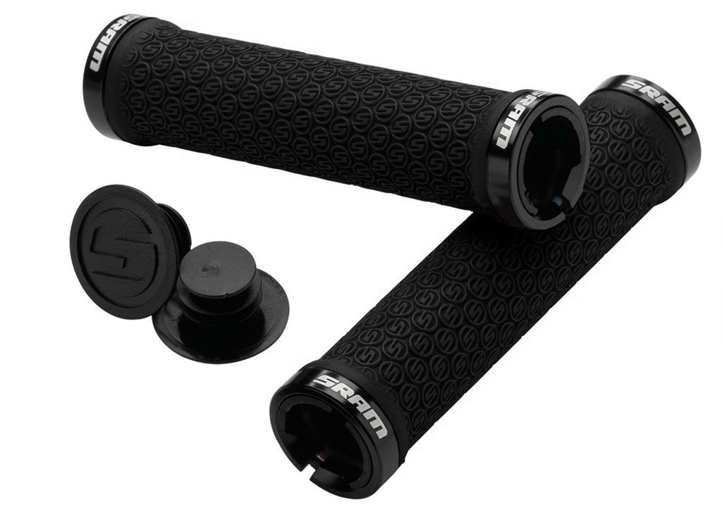 Manopole SRAM Locking Grips nr, 135mm, Double Clamps & End Plugs