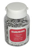Tappi term. cavo freno SRAM Pit Stop conf./500pz., Ø1,8 mm, argento