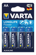 Batteria Varta Longlife Power Mignon LR6 alcalina, 1,5 V, MN1500, 4 pezzi