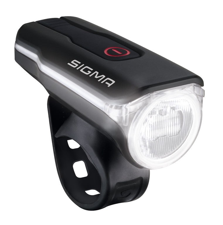 SIGMA Aura 60 USB 60 Lux akkubetriebene LED-Leuchte mit Lenkerhalterung