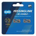 Missinglink 10R KMC 10R EPT 2 pz. per catene da 5,88mm, 10vel., arg