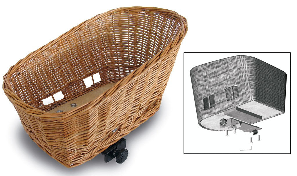 Cestino post. p. animali Basil Pasja M 45x34,5x33cm,natur, p. portap. Ø 6-20mm