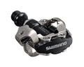 Pedal de MTB Shimano PDM540L SPD, negro, 9/16", doble cara, sin reflector