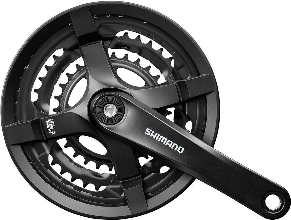 Shimano FC-TY501 Kurbelgarnitur 6/7/8-fach, 28/38/48 Zähne, 170 mm, Nr., C. Paracat