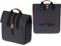 Shopper Basil Urban Dry charcoal mel,33,5x16x48cm,25l, imper
