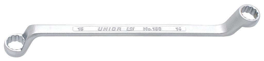 Chiave doppia ad anello Unior 13x15mm, lunghezza 235mm, 180/1