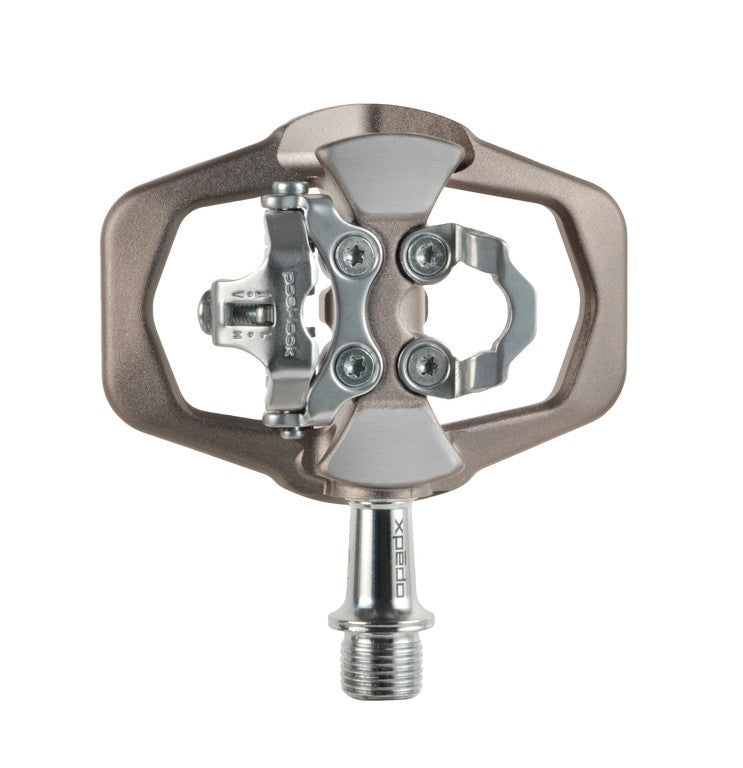 Xpedo TRAVERSE Duo Pedal, Grau, 9/16", einseitig
