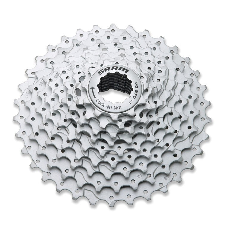 Pacco pignoni a cassetta Sram PG-970 9vel,11-13-15-17-20-23-26-30-34denti