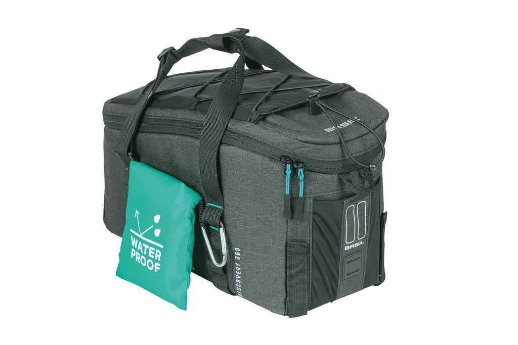 Borsa portapacchi Basil Discovery 365D nero melee, 36x16,5x20cm, 9l