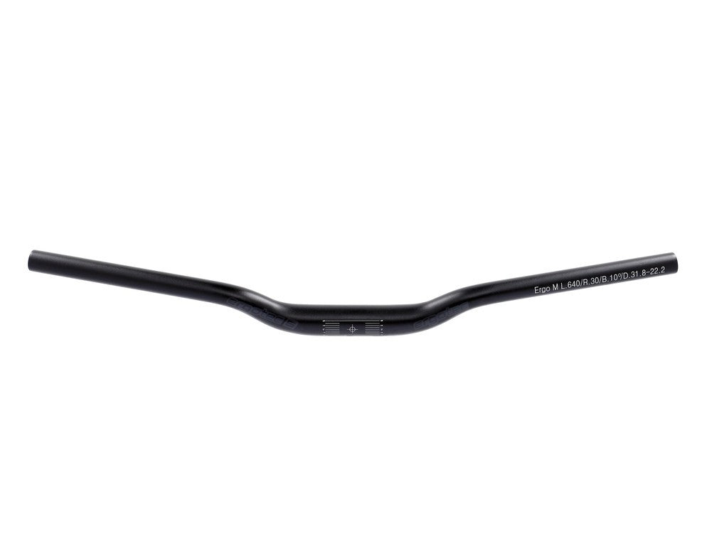 Ergotec Ergo Series M 31,8 Lenker Ø 31,8 mm, 640 mm, 10°, Aluminium, schwarz