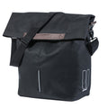 Basil City Einkaufstasche, schwarz, 13 x 29 x 31 cm, 14–16 l, zum Einhaken
