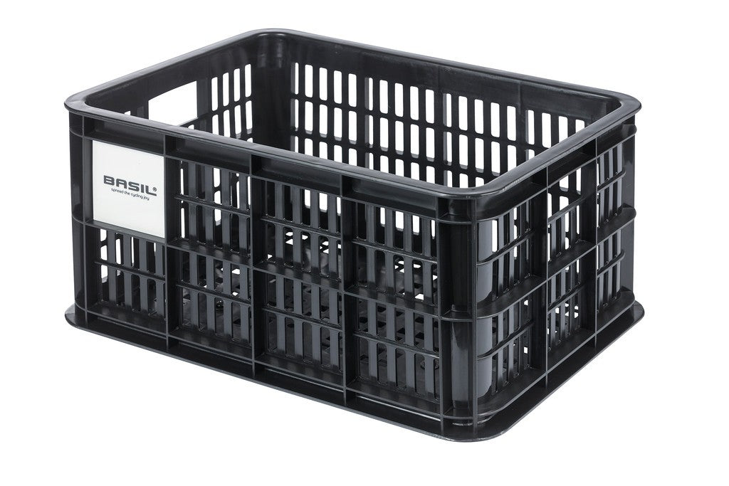 Cassa per bici Basil Crate S MIK nero, 17,5 l, plastica, MIK
