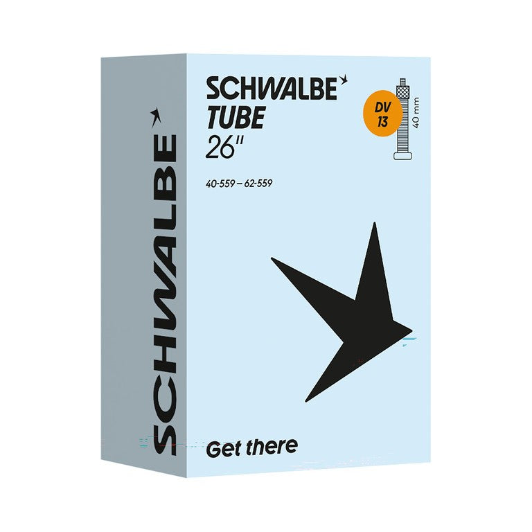Cámara de aire Schwalbe VD 13 sobre piel 26x1,50-2,40" 40/62-559 VD 40 mm sobre piel