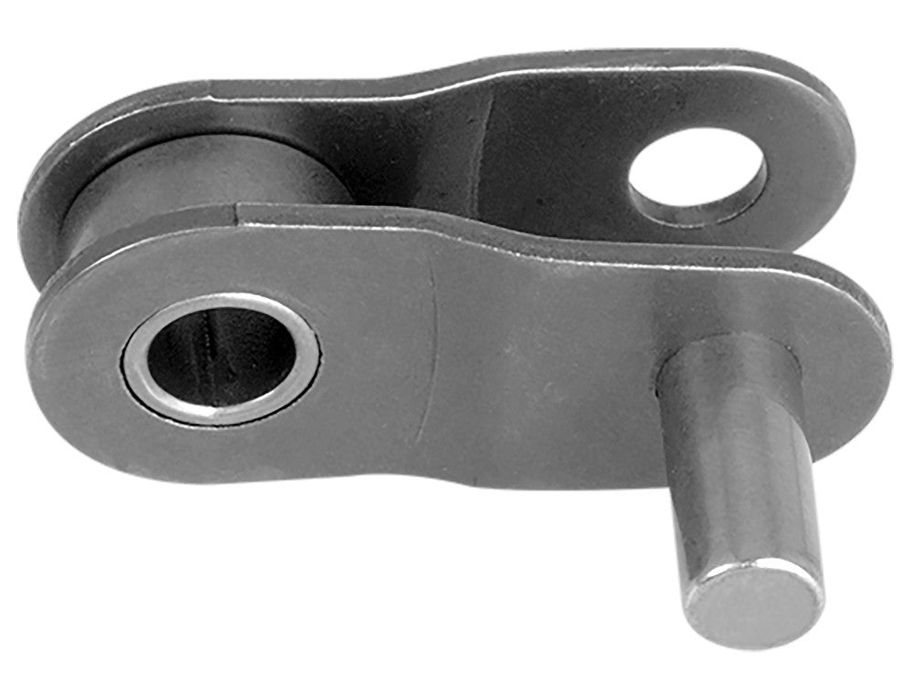 Cadena KMC EPT de 1 paso, 1/2" x 1/8", medio eslabón, color plateado (10 piezas)
