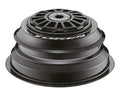 Juego de dirección TOKEN Feather Weight de 1 1/8" y cónico, negro, semiintegrado