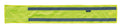 Nastro riflettente WOWOW giallo, chiusura velcro, 15x95cm