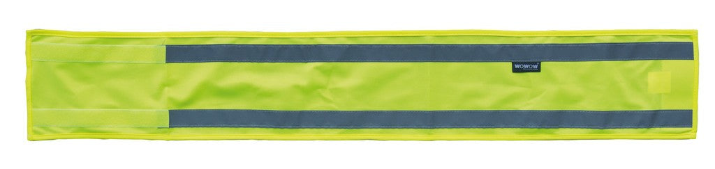 Nastro riflettente WOWOW giallo, chiusura velcro, 15x95cm