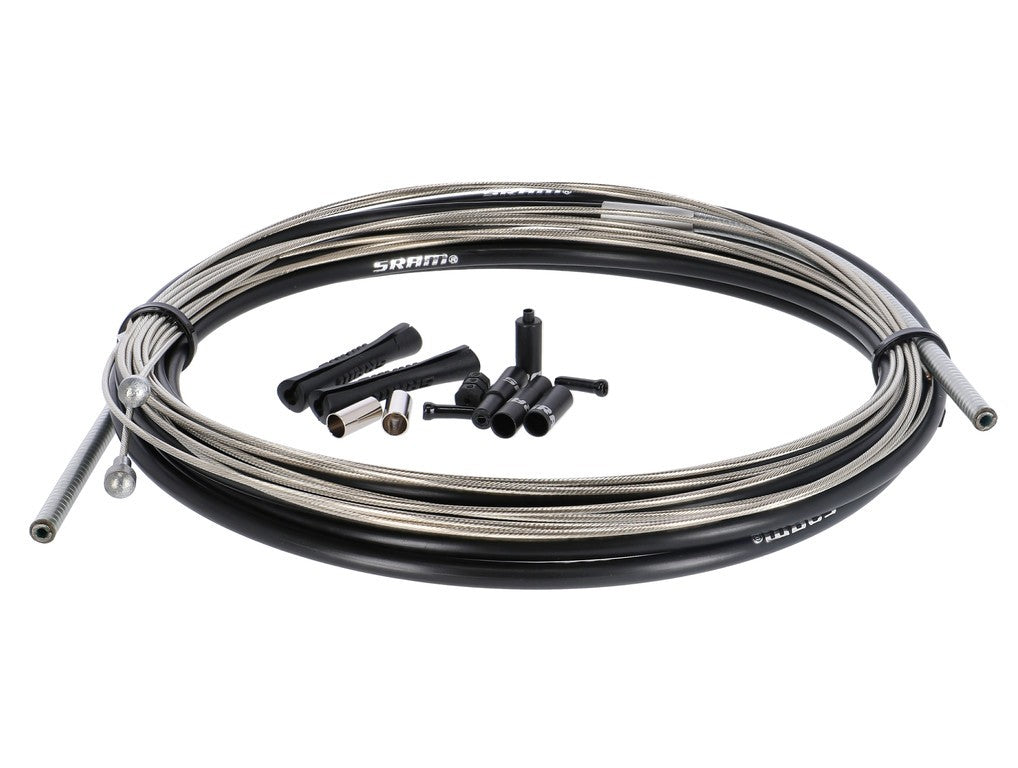 Kit de cables de freno de carretera SRAM Slick Wire XL Ø5 mm, 1350 mm y 2750 mm, negro
