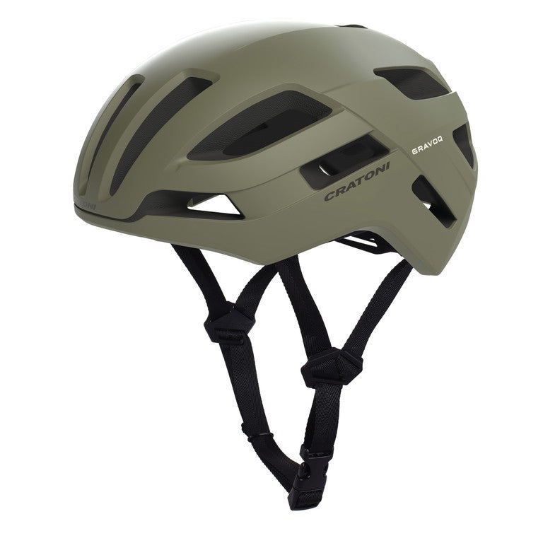 Casco bici Cratoni Gravoq kaki opaco, t. M/L (57-61 cm)