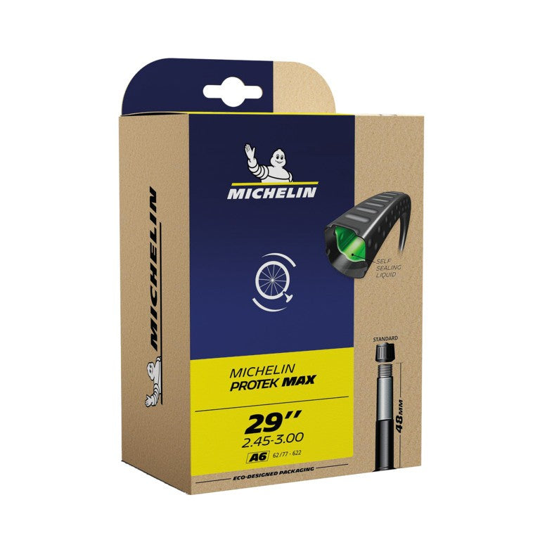 Cámara Michelin A6 Protek Max 29x2.45-3.0 62/77-622 VS 48 mm