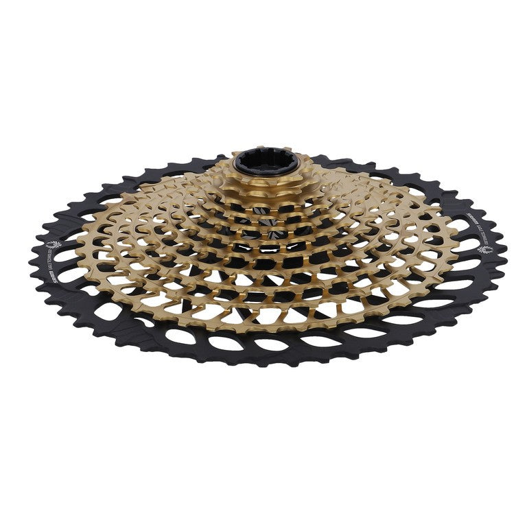Pacco pignoni SRAM XG-1299 Eagle 12vel, 10-52 denti, XD-Body, oro