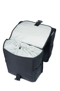 Borsa doppia Basil Go MIK solid black, 14x27x31cm, 32l