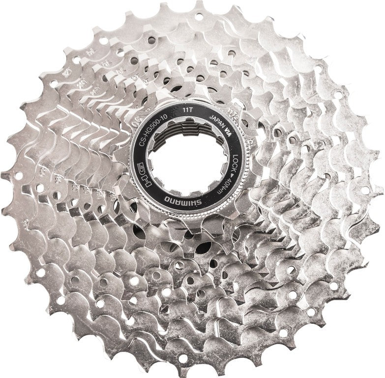 Juego de piñones Shimano CSHG500 de 10 velocidades 11-12-14-16-18-20-22-25-28-32 Z