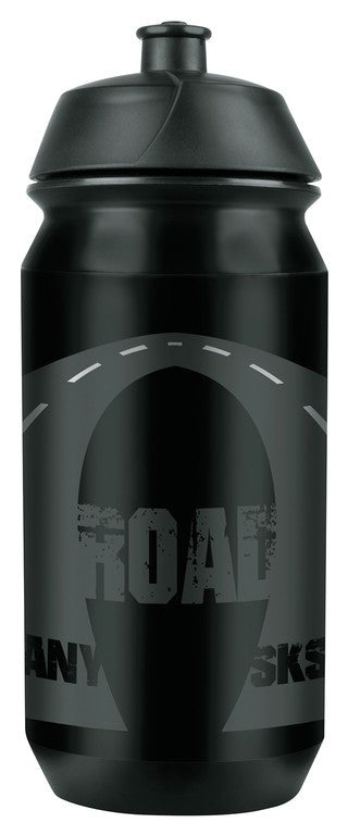 Botella de agua SKS pequeña de 500 ml, modelo Road Black, de plástico