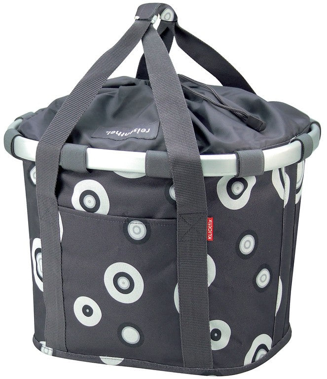 Borsa City KLICKfix Bikebasket antracite, 35x28x26cm, 15l, 800g