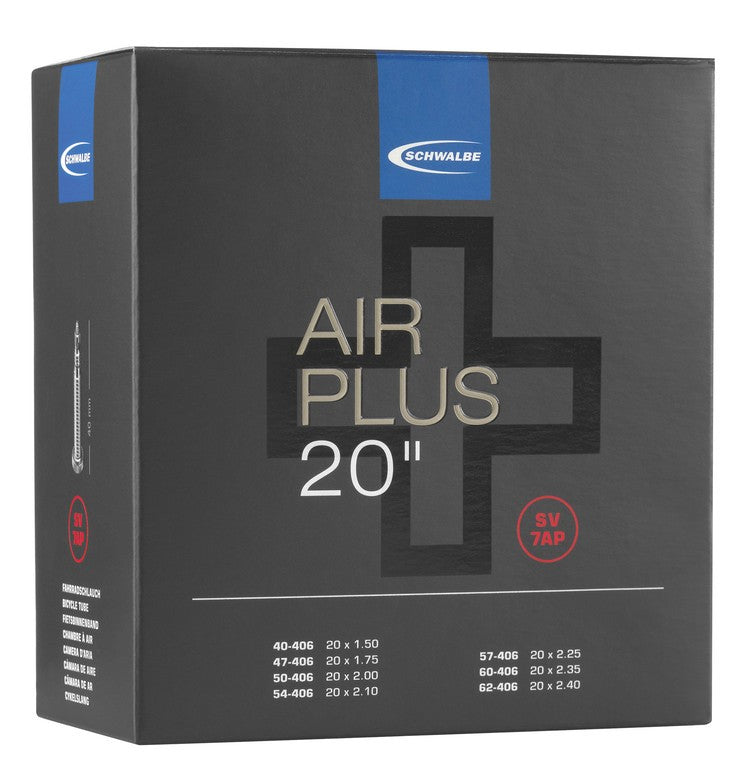 Cámara de aire Schwalbe VP 7AP Air Plus 20" 40/62-406 IB40 mm