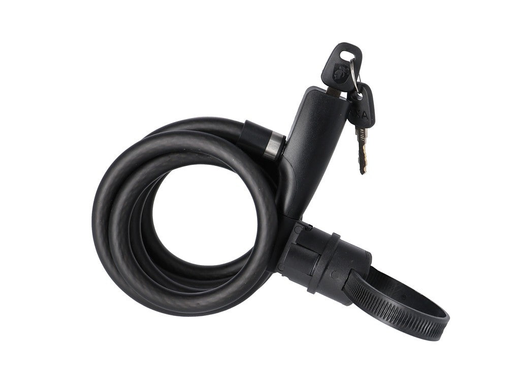 AXA Resolute 180/12 Kabelschloss, 180 cm, Ø 12 mm, Schwarz