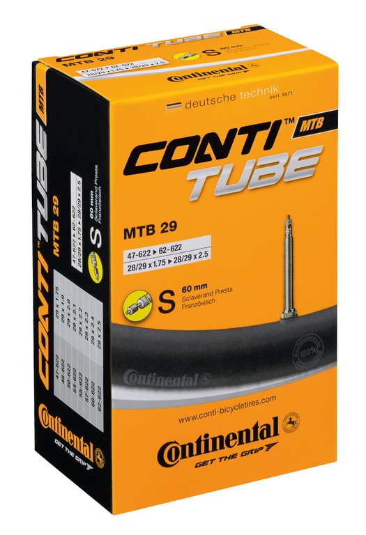 Cámara de aire Conti MTB 28/29 28/29x1.75-2.50" 47/62-622 VP 60mm