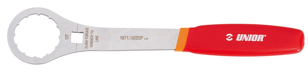 Chiave per movimento centrale Unior rosso, 12 denti, Ø 48mm, 1671.10/2DP