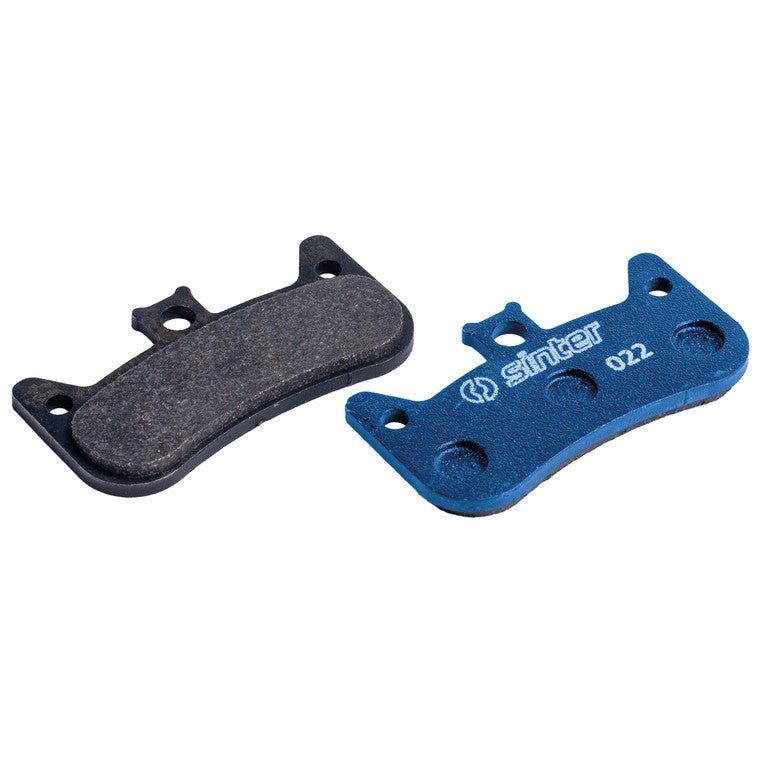 Pastillas de freno de disco de fórmula orgánica sinterizadas 022 para bicicleta eléctrica, color azul, 1 par