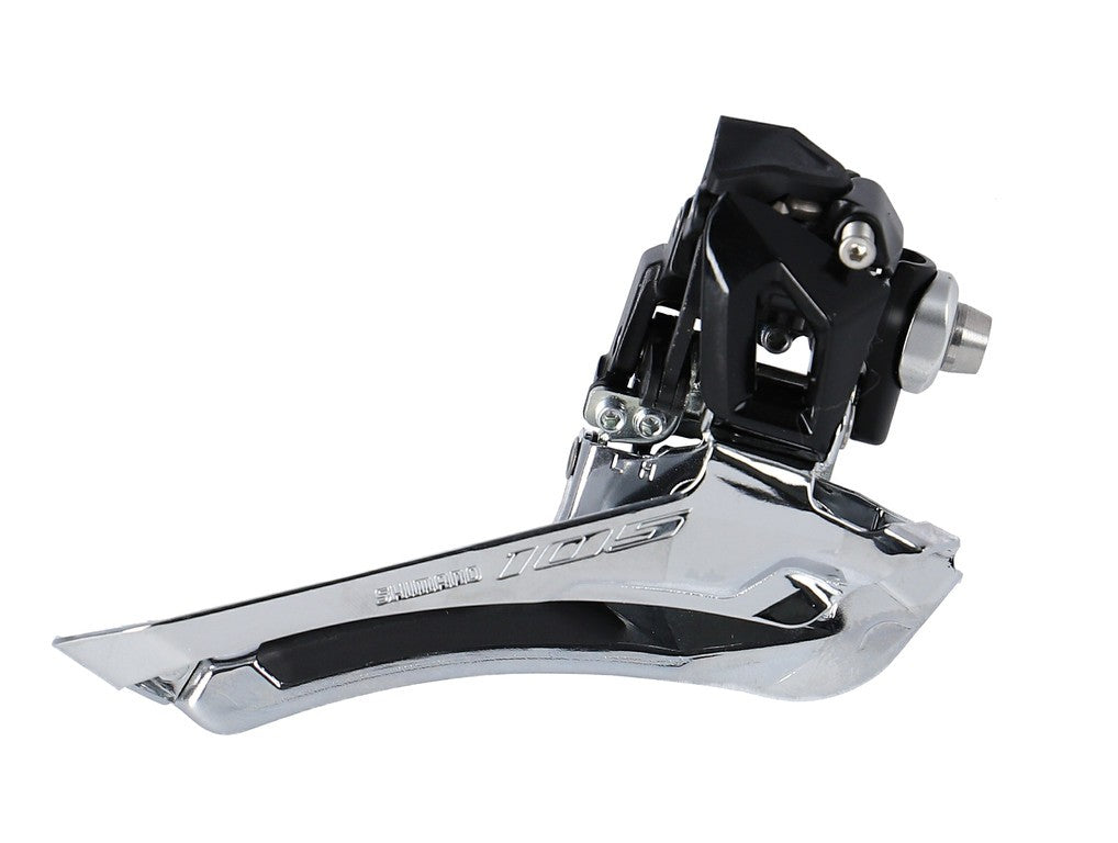 Umwerfer: Shimano 105 Version, Lötzug nach unten, 61–66°, 2x11-fach, FD-R7000L