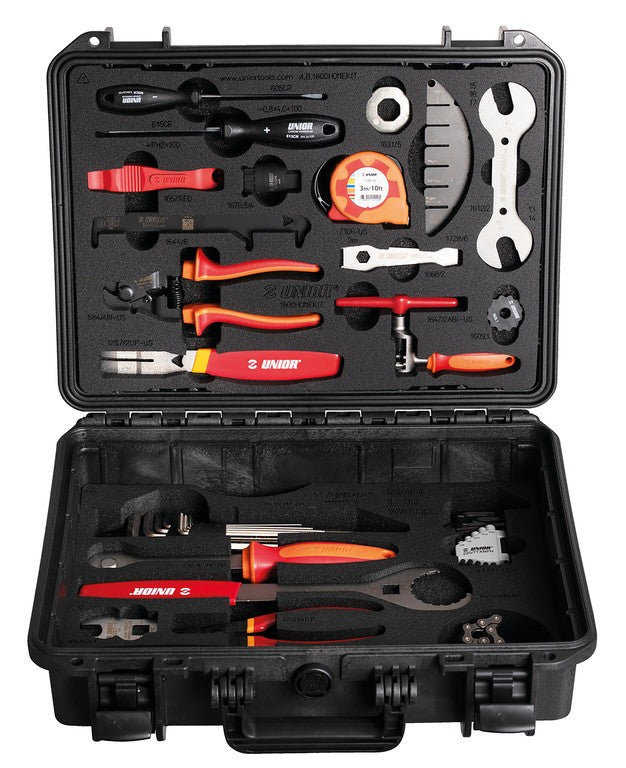 Set di attrezzi 2.0 Unior rosso, 38 pezzi - 1600HOMEKIT