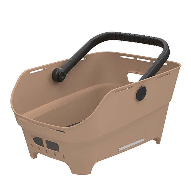 Basil Cento Neo MIK sandfarbener Heckkorb, 46x35x25cm, MIK