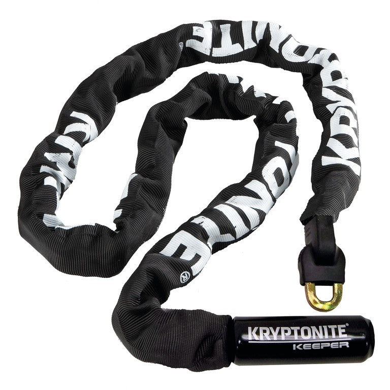 Candado de cadena Kryptonite Keeper 717, 170 cm de largo, 7 mm de diámetro, negro, 2 llaves
