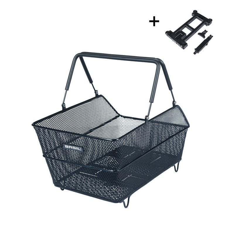 Basil Cento Multi NX Heckkorb, Stahl, Multisystem NX, Netz