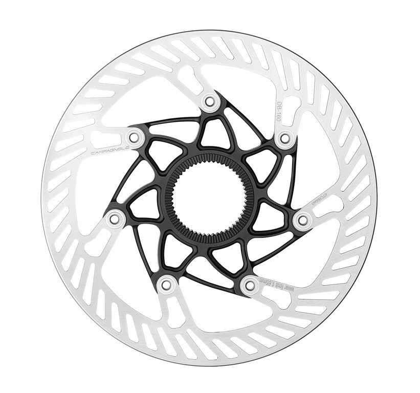 Disco de freno Campagnolo AFS 160 mm, plateado, CenterLock, accesorio araña