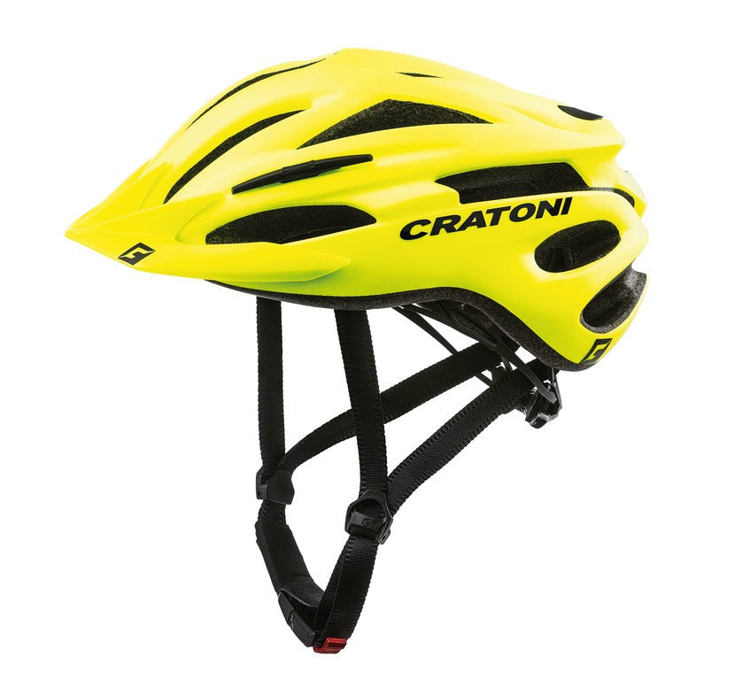 Casco de bicicleta Cratoni Pacer (MTB), talla S/M (54-58 cm), amarillo neón mate