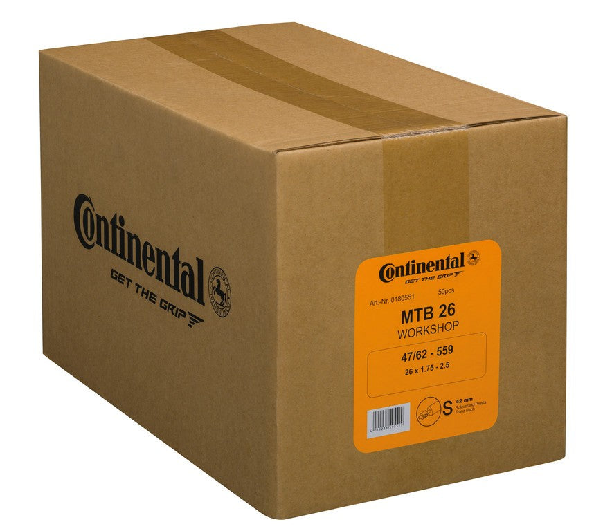 CONTINENTAL Camera d'aria MTB 26 conf.officina 26x1.75-2.50" 47/62-559 VP 42mm