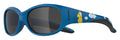 Alpina Flexxy Kinder-Sonnenbrille, glänzend blau/pirat, schwarze Gläser, Kategorie 3