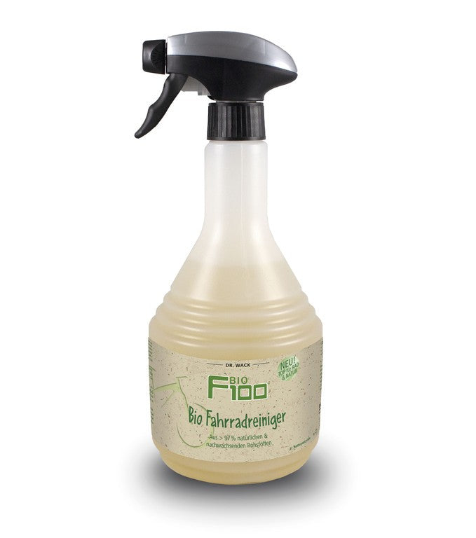 Limpiador de bicicletas F100 Bio 750 ml, pulverizador manual, material reciclado