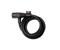 Candado de cable en espiral Trelock SK 108, longitud 180 cm, diámetro 8 mm, negro