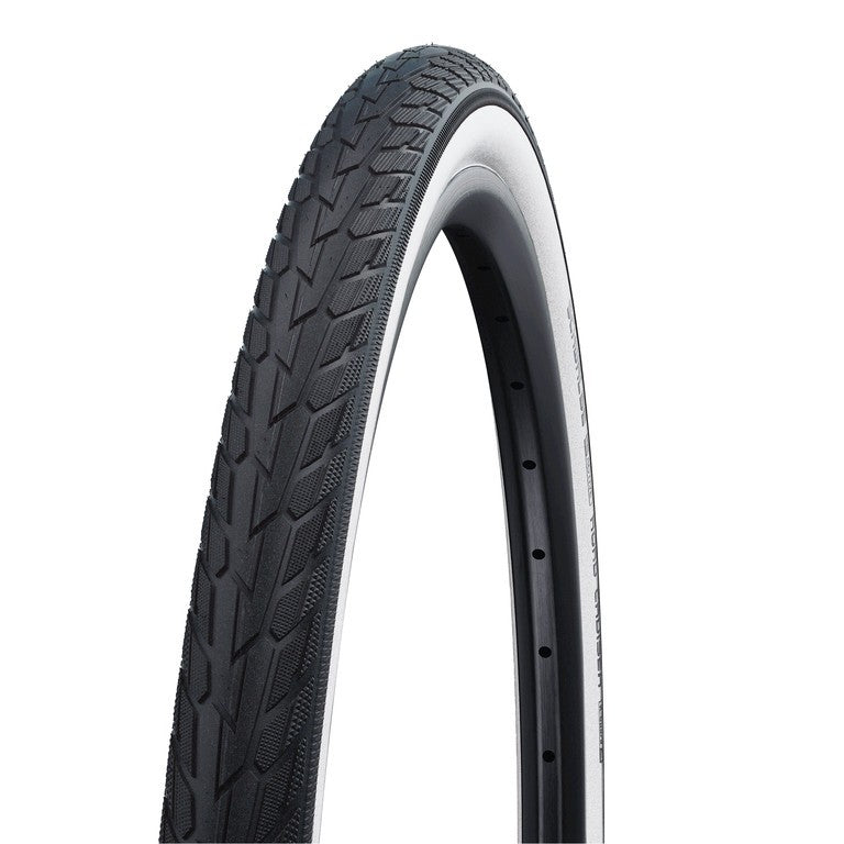 SCHWALBE ROAD CRUISER 28x1.60 700x40C (42 - 622) schwarz / weiß GRÜN