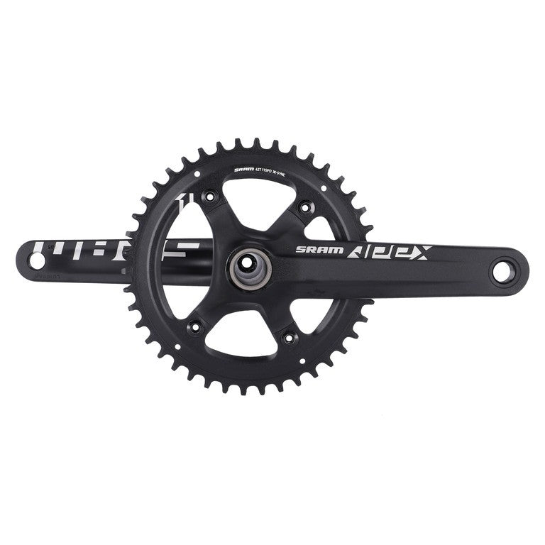 Guarn. Sram Apex 1 GXP 42 Zähne 165mm X-Sync, allum,10-/11-v. senza GXP Cups